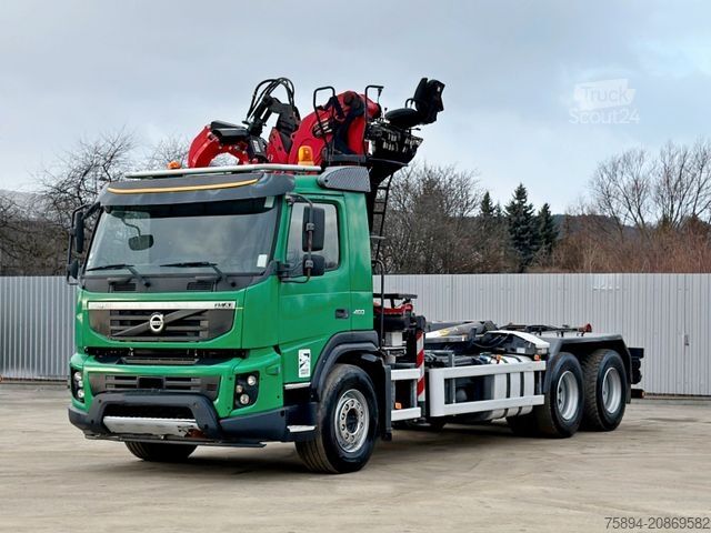 Kanca kasalı yük kamyonu (roll-off) VOLVO FMX 460 * Abrollkipper + EPSILON Q150Z79 * 6x4