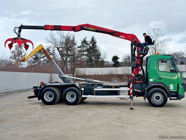 Kanca kasalı yük kamyonu (roll-off) VOLVO FMX 460 * Abrollkipper + EPSILON Q150Z79 * 6x4