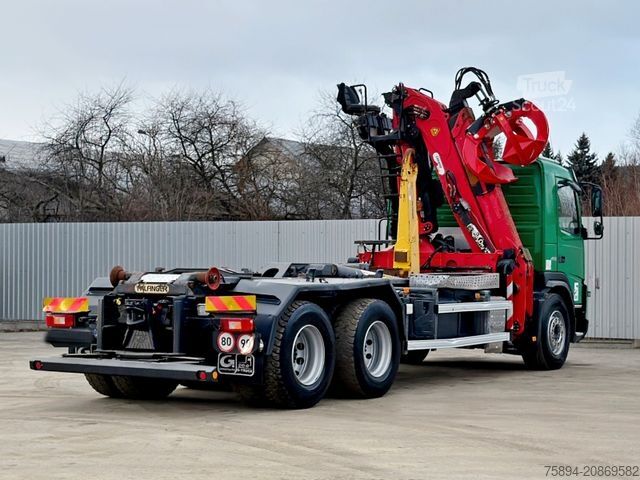 Kanca kasalı yük kamyonu (roll-off) VOLVO FMX 460 * Abrollkipper + EPSILON Q150Z79 * 6x4