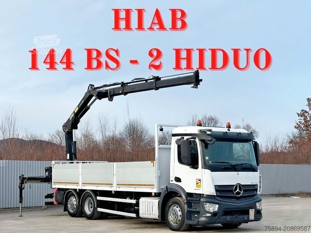 Kamyon üzerine monteli vinç MERCEDES-BENZ ANTOS 2545* HIAB 144 BS - 2 HIDUO /FUNK