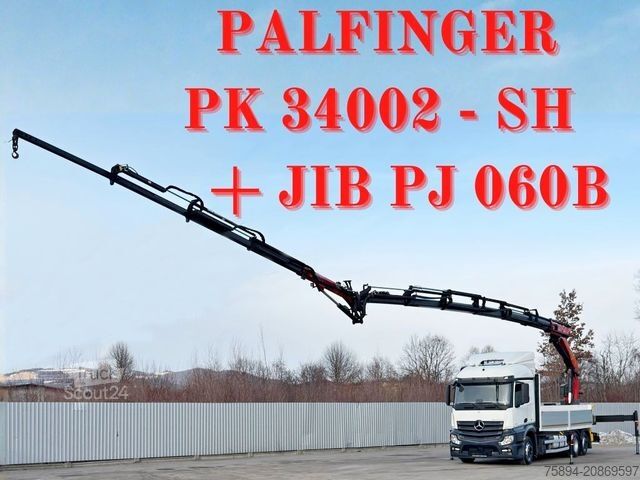 Kamyon üzerine monteli vinç MERCEDES-BENZ ACTROS 2545 * PK 34002 - SH +JIB /FUNK* 6x2