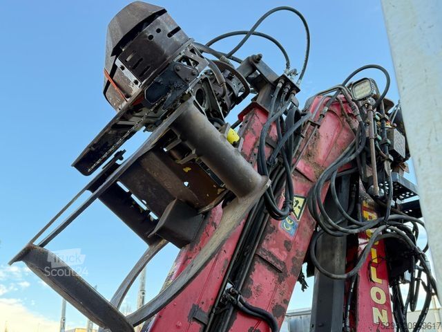 Faházszállító teherautó MAN TGS 26.440 6x4 Kurzholzzug Palfinger SägeGreifer