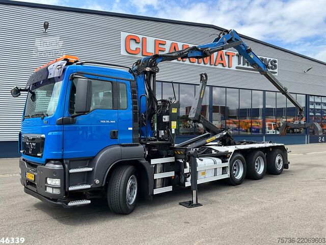 Haakarmsysteem Man TGS 35.360 8x4 Palfinger 17 Tonmeter laadkraan ...