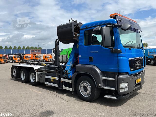 Haakarmsysteem Man TGS 35.360 8x4 Palfinger 17 Tonmeter laadkraan ...