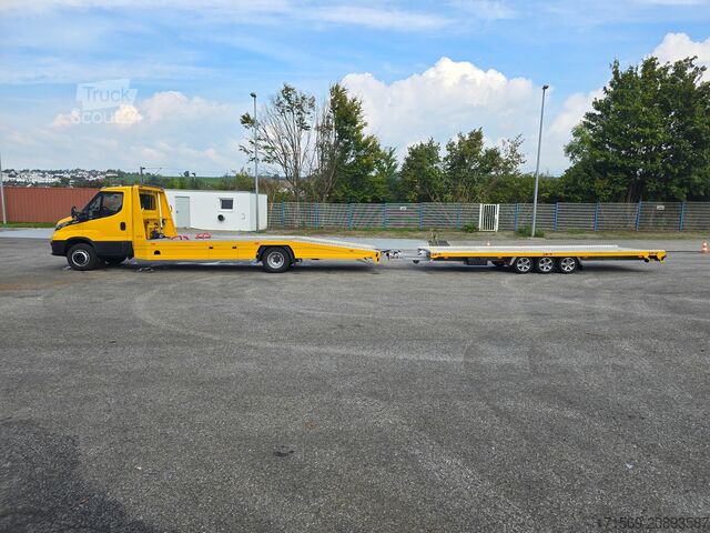 Tovornjak za prevoz avtomobilov Iveco Daily 3.0 Abschleppwagen + Anhänger, BFZ