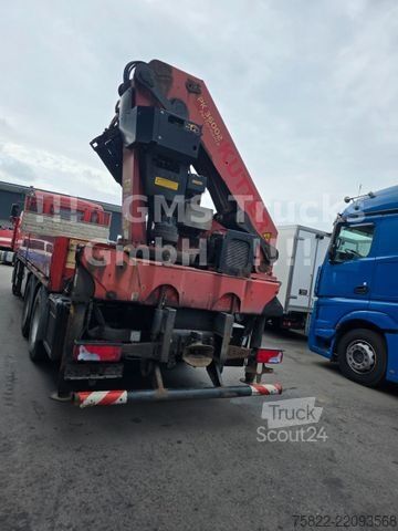 Φορτηγό με επίπεδη καρότσα MAN TGA 26.480 / 6X4 / Palfinger Kran PK 36002