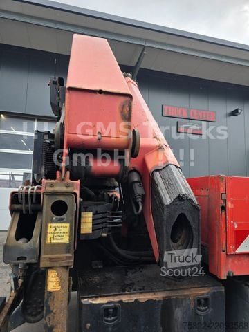 Φορτηγό με επίπεδη καρότσα MAN TGA 26.480 / 6X4 / Palfinger Kran PK 36002