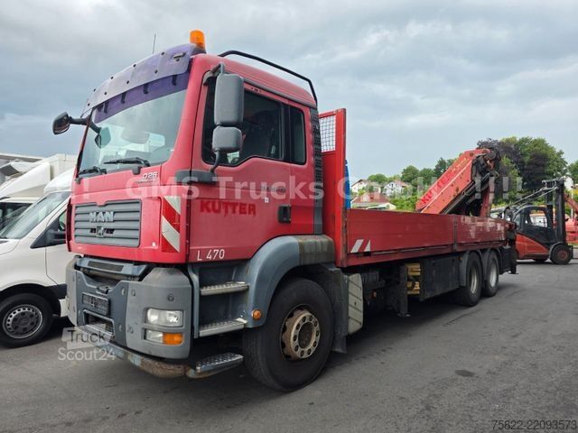 Кран-манипулятор на шасси грузовика MAN TGA 26.480 / 6X4 / Palfinger Kran PK 36002