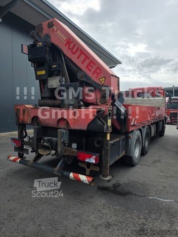 Кран-манипулятор на шасси грузовика MAN TGA 26.480 / 6X4 / Palfinger Kran PK 36002
