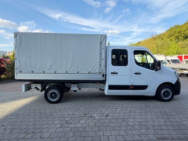 Βαν με κουρτίνα πλευράς RENAULT Master DoKa 3,5t Pritsche Plane L3 Standheizung