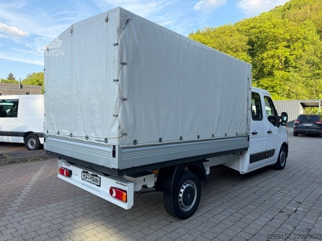 Βαν με κουρτίνα πλευράς RENAULT Master DoKa 3,5t Pritsche Plane L3 Standheizung