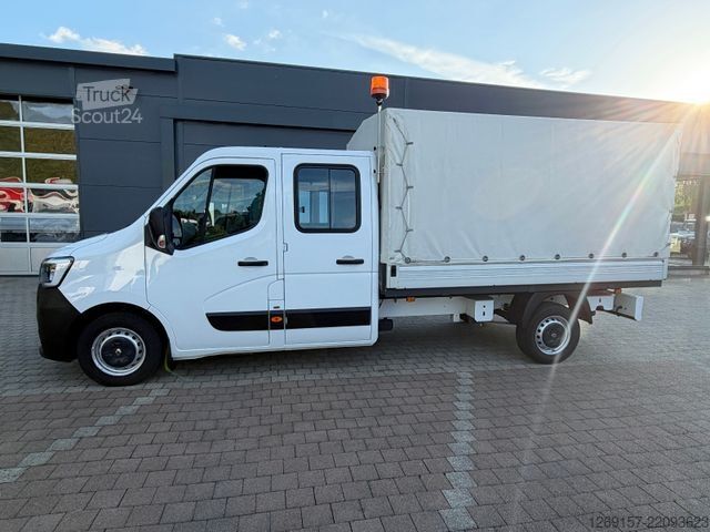 Βαν με κουρτίνα πλευράς RENAULT Master DoKa 3,5t Pritsche Plane L3 Standheizung