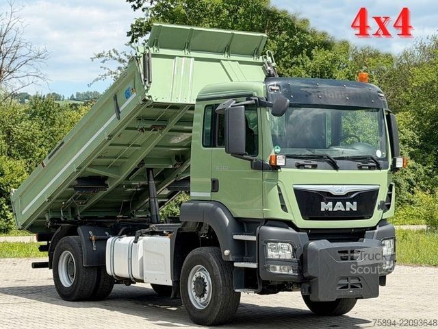 Sklápač MAN TGS 18.360 * KIPPER 4,80m * 4x4 * TOPZUSTAND