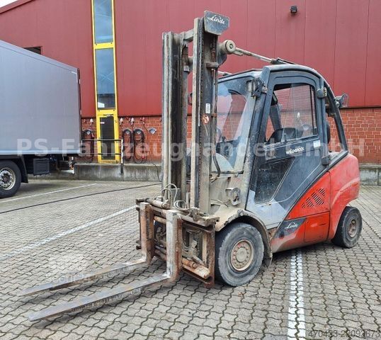 Frontlastare truck LINDE H35D-02 EVO*Zinkenversteller