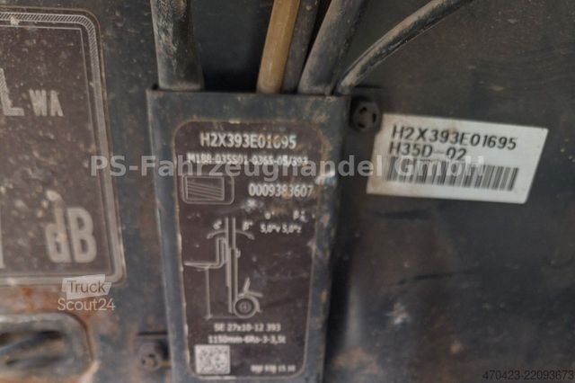 Frontlastare truck LINDE H35D-02 EVO*Zinkenversteller