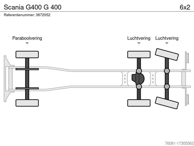 Gantry kol sistemi Scania G400 G 400