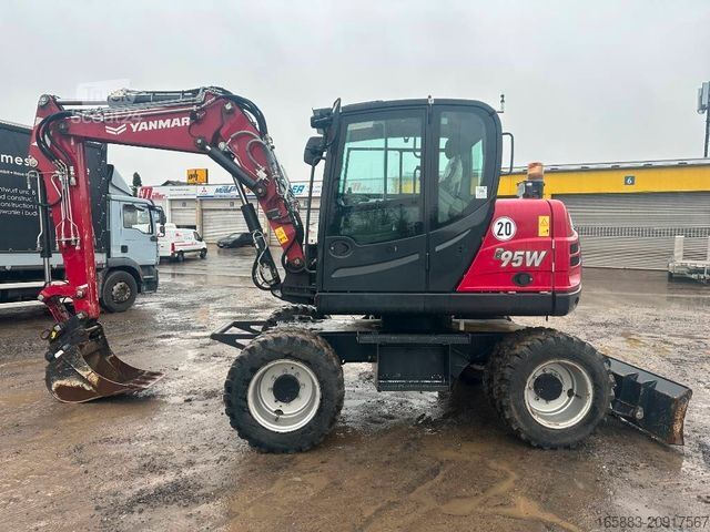 Gumikerekes kotrógép YANMAR / Schaeff / Terex B 95 Mobilbagger 78.500 EUR /