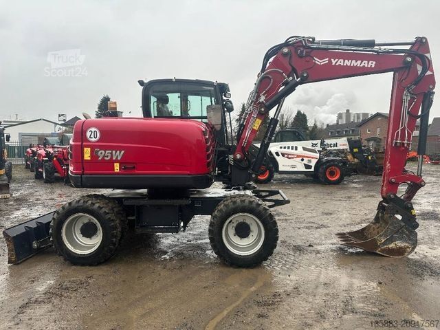 Gumikerekes kotrógép YANMAR / Schaeff / Terex B 95 Mobilbagger 78.500 EUR /