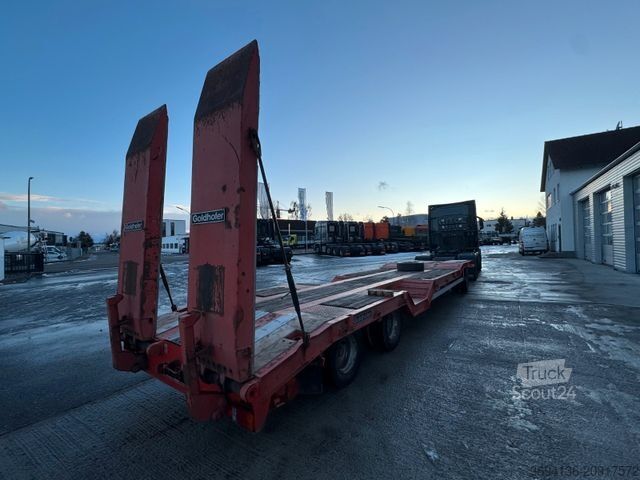 Remorque porte-engins surbaissée GOLDHOFER TU3 24/80 Radmulde