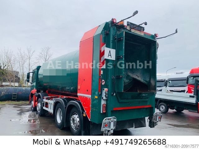 Vuilniswagen MERCEDES-BENZ Arocs 3240 M ClassicSpace BL 8x2 Faun |Lenk+Lift