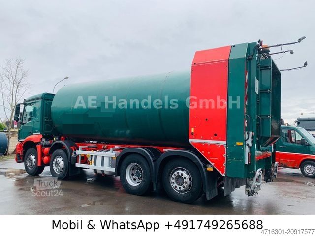 Vuilniswagen MERCEDES-BENZ Arocs 3240 M ClassicSpace BL 8x2 Faun |Lenk+Lift