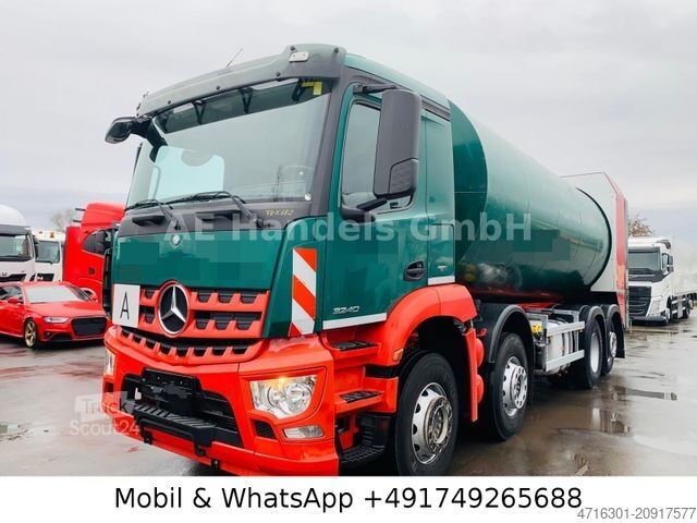 Çöp kamyonu MERCEDES-BENZ Arocs 3240 M ClassicSpace BL 8x2 Faun |Lenk+Lift