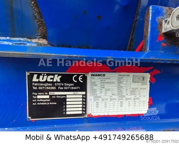 Semi-remorque benne  LUECK