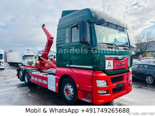 Φορτηγό γερανός roll-off MAN TGX 26.440 XLX BL 6x2 Meiller|Retarder|Lenk+Lift