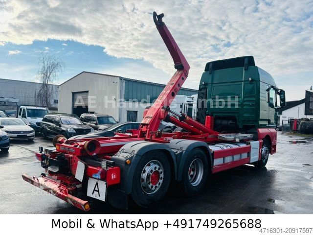 Camion benne à bras amovible MAN TGX 26.440 XLX BL 6x2 Meiller|Retarder|Lenk+Lift