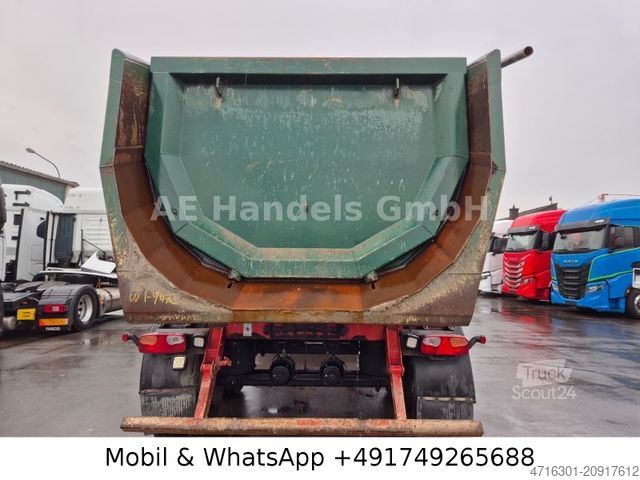 Semi-remorque benne MEILLER TR2 MHPS 41/2 Stahl 22m³|Podest|Wabco|Kubelplane