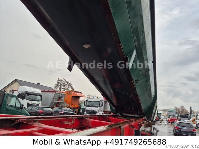 Pašizgāzēja puspiekabe MEILLER TR2 MHPS 41/2 Stahl 22m³|Podest|Wabco|Kubelplane