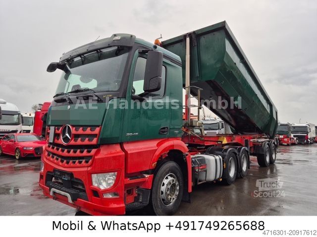 Pašizgāzēja puspiekabe MEILLER TR2 MHPS 41/2 Stahl 22m³|Podest|Wabco|Kubelplane