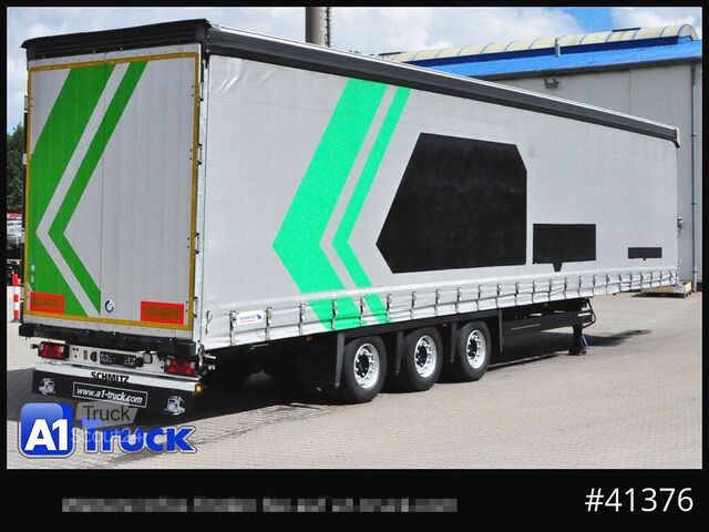Open oplegger met zeil SCHMITZ SCB  24, Mega, Speed Curtain, VDI 2700, verzinkt