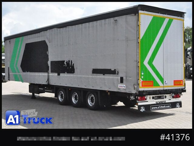 Open oplegger met zeil SCHMITZ SCB  24, Mega, Speed Curtain, VDI 2700, verzinkt