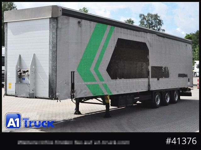 Open oplegger met zeil SCHMITZ SCB  24, Mega, Speed Curtain, VDI 2700, verzinkt