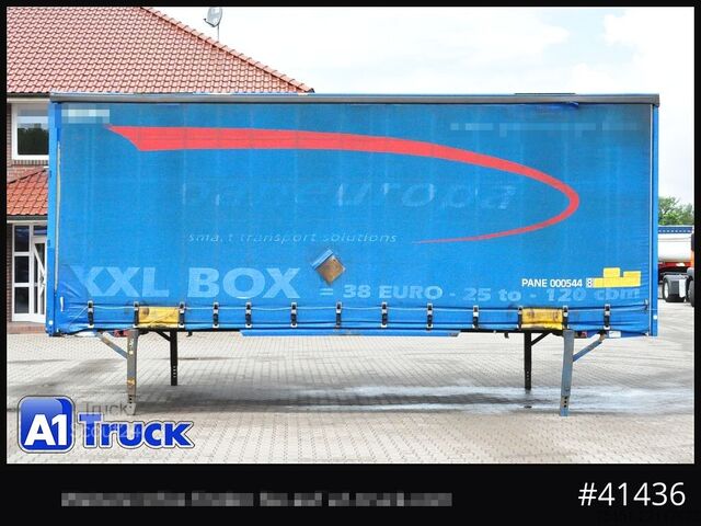 Değiştirilebilir kasa, platform ve brandalı KRONE Wechselbrücke Jumbo BDF 7,82, Code XL,