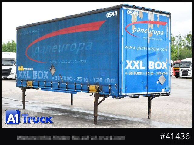 Değiştirilebilir kasa, platform ve brandalı KRONE Wechselbrücke Jumbo BDF 7,82, Code XL,