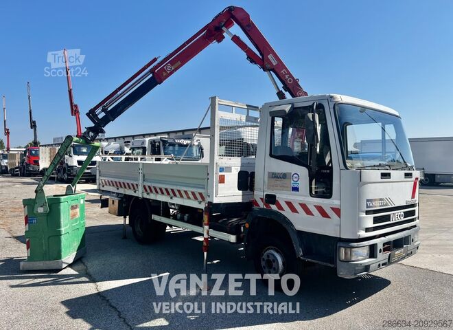 Tovornjaška dvižna delovna ploščad Iveco EUROCARGO 75E12 gru piattaforma cassone