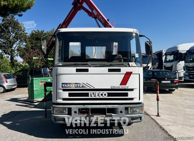Tovornjaška dvižna delovna ploščad Iveco EUROCARGO 75E12 gru piattaforma cassone