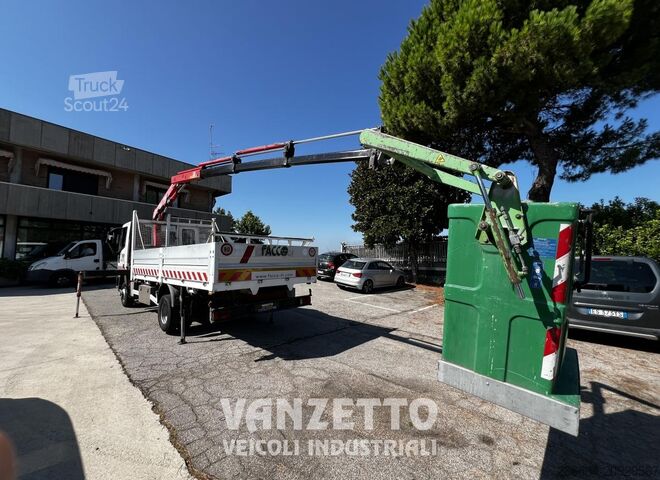 Tovornjaška dvižna delovna ploščad Iveco EUROCARGO 75E12 gru piattaforma cassone