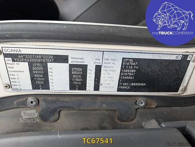 Containertransport Scania P 450