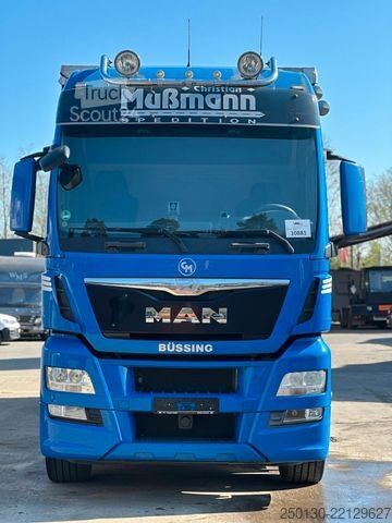 Tentinė platforma sunkvežimis MAN TGX 26.440 6x2 BL Plane & Retarder /EDSCHA