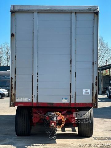 Åpen tilhenger med presenning  Langfeld LPA 18L 7700 Curtainsider mit EDSCHA