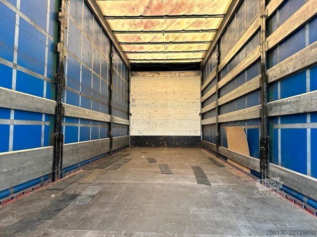 Åpen tilhenger med presenning  Langfeld LPA 18L 7700 Curtainsider mit EDSCHA