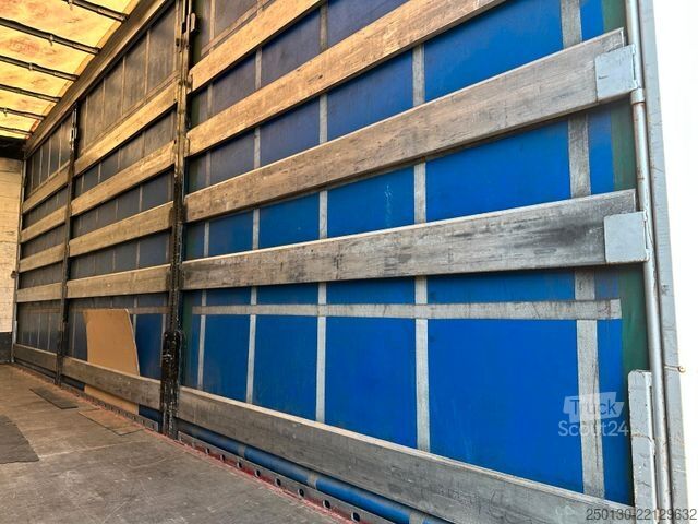 Åpen tilhenger med presenning  Langfeld LPA 18L 7700 Curtainsider mit EDSCHA