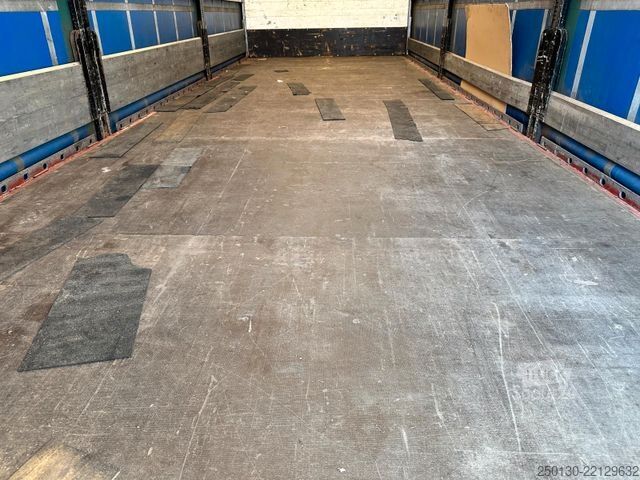 Åpen tilhenger med presenning  Langfeld LPA 18L 7700 Curtainsider mit EDSCHA