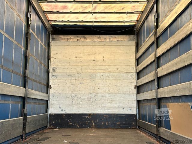 Åpen tilhenger med presenning  Langfeld LPA 18L 7700 Curtainsider mit EDSCHA