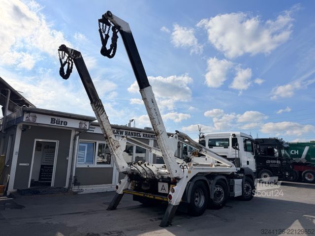 Pašizgāzējs kravas automobilis MAN TGS 26.400 BL/Meiller-AK16-Funk-6x2-Vorlauf-Lenk