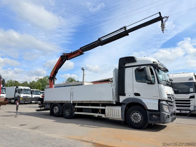 Camion plateau MERCEDES-BENZ Actros 2543/PalfingerPK20001 K/Funk/Faltbar/Lenk