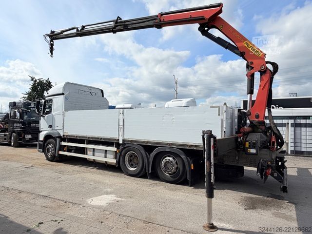 Camion plateau MERCEDES-BENZ Actros 2543/PalfingerPK20001 K/Funk/Faltbar/Lenk